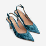 zapato de salon terciopeo topacio