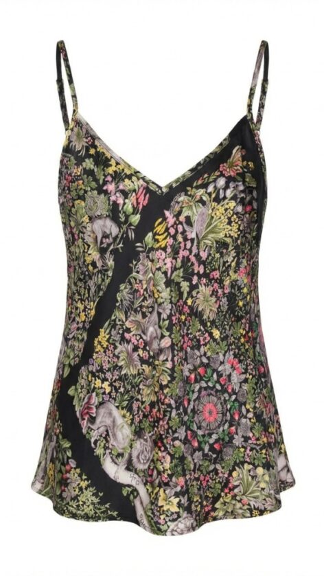 Top lencero estampado flora