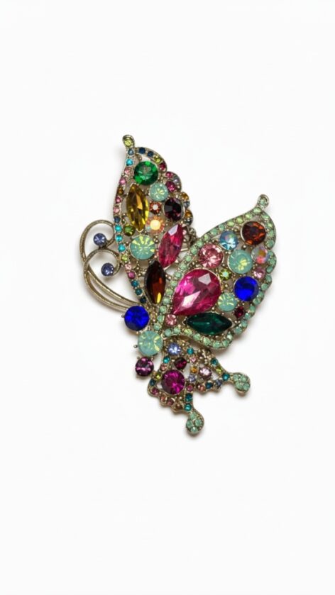 Broche Mariposa Multicolores