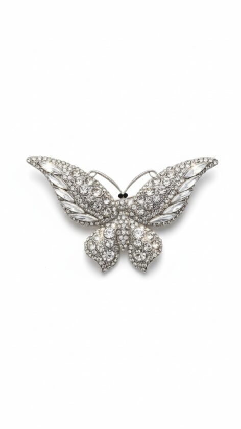 Broche Mariposa Plata