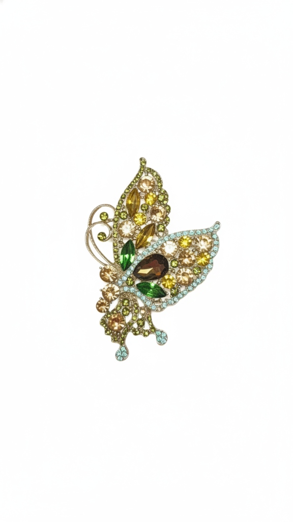 Broche Mariposa Verde