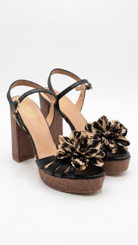 Plataforma flor animal print