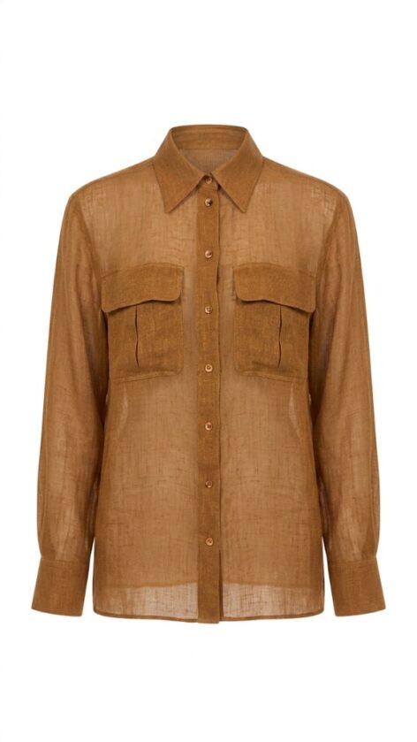 Camisa safari lino