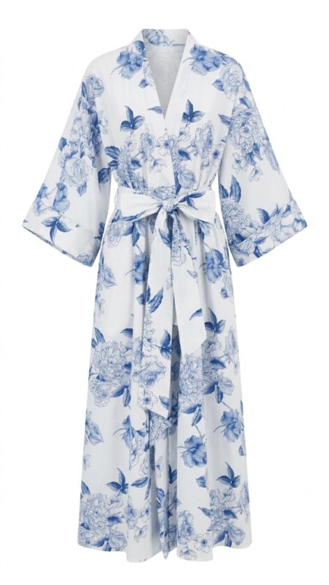 Vestido Kimono Estampado