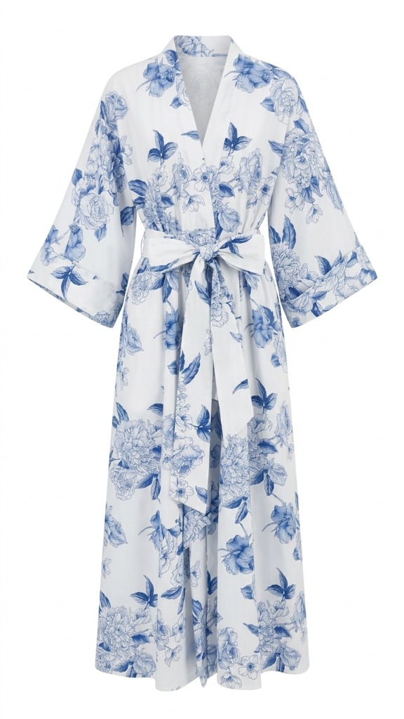 Vestido Kimono Estampado