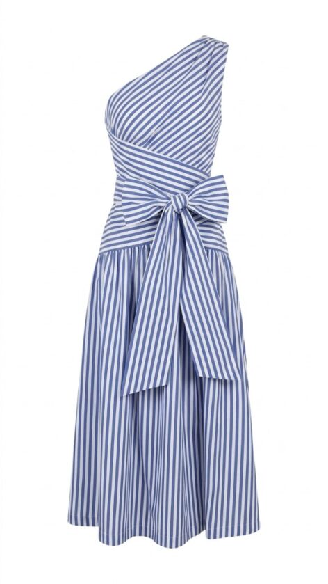 Vestido Algodón Rayas