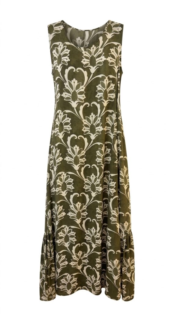 Vestido estampado sin mangas - Imagen 2